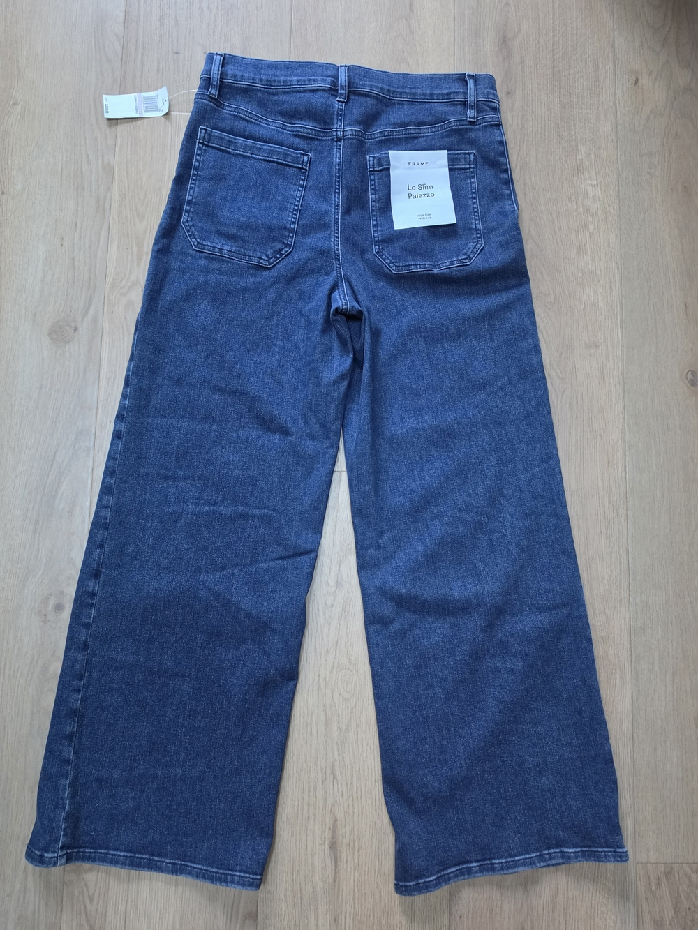 FRAME NWT Le Slim Palazzo High Rise Wide Leg Jeans Size 32 - Picture 3 of 10